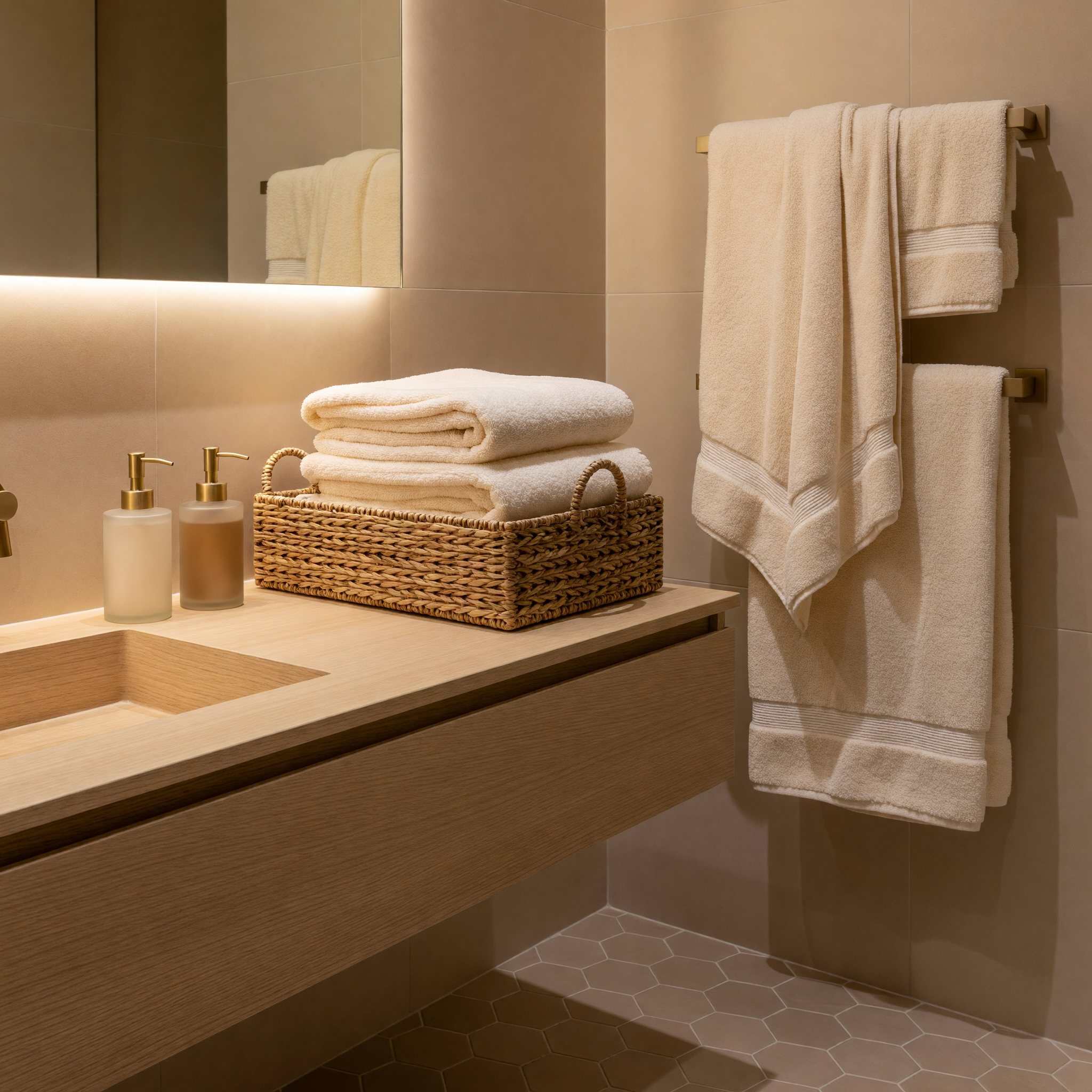 Baño decorado